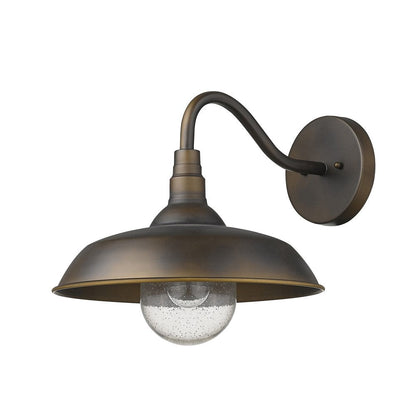 Bronze Seeded Dimmable Outdoor Hanging Light With Bronze Shades HomeRoots