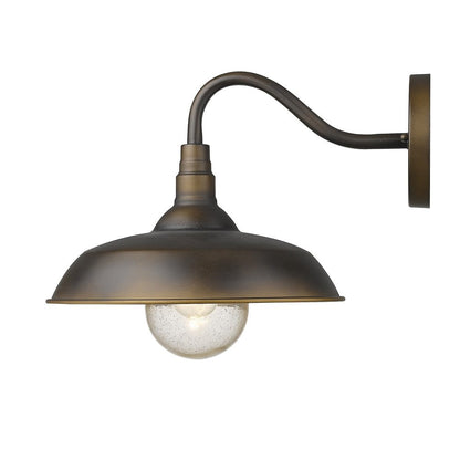 Burry 1-Light Oil-Rubbed Bronze Wall Light HomeRoots