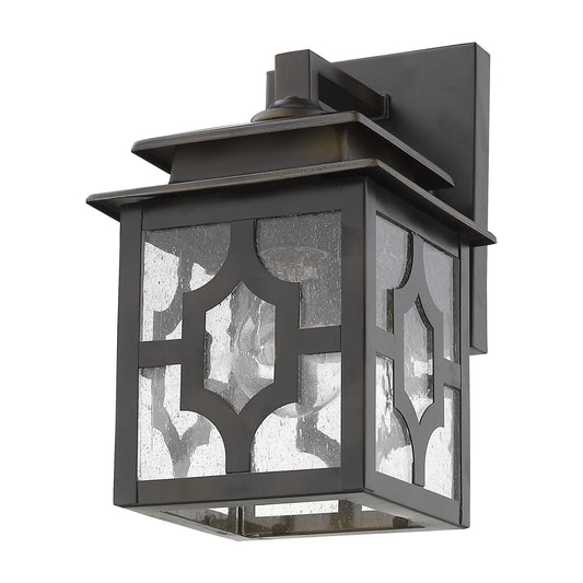 Antique Bronze Outdoor Lantern Wall Light - FurniFindUSA
