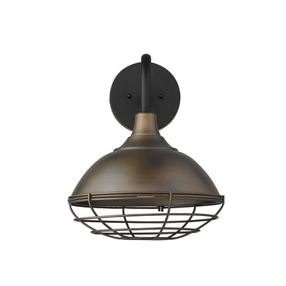 Bronze And Black Dimmable Outdoor Hanging Light With Bronze And Black Shades HomeRoots