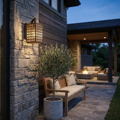Bronze And Clear Seeded Dimmable Outdoor Hanging Light With Bronze And Clear Shades HomeRoots