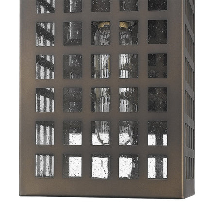 Letzel 1-Light Oil-Rubbed Bronze Wall Light HomeRoots