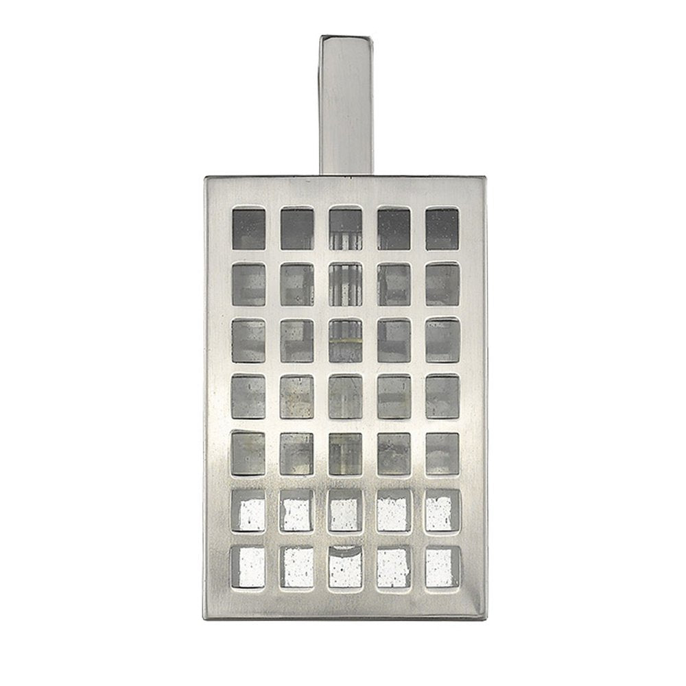 Letzel 1-Light Satin Nickel Wall Light HomeRoots