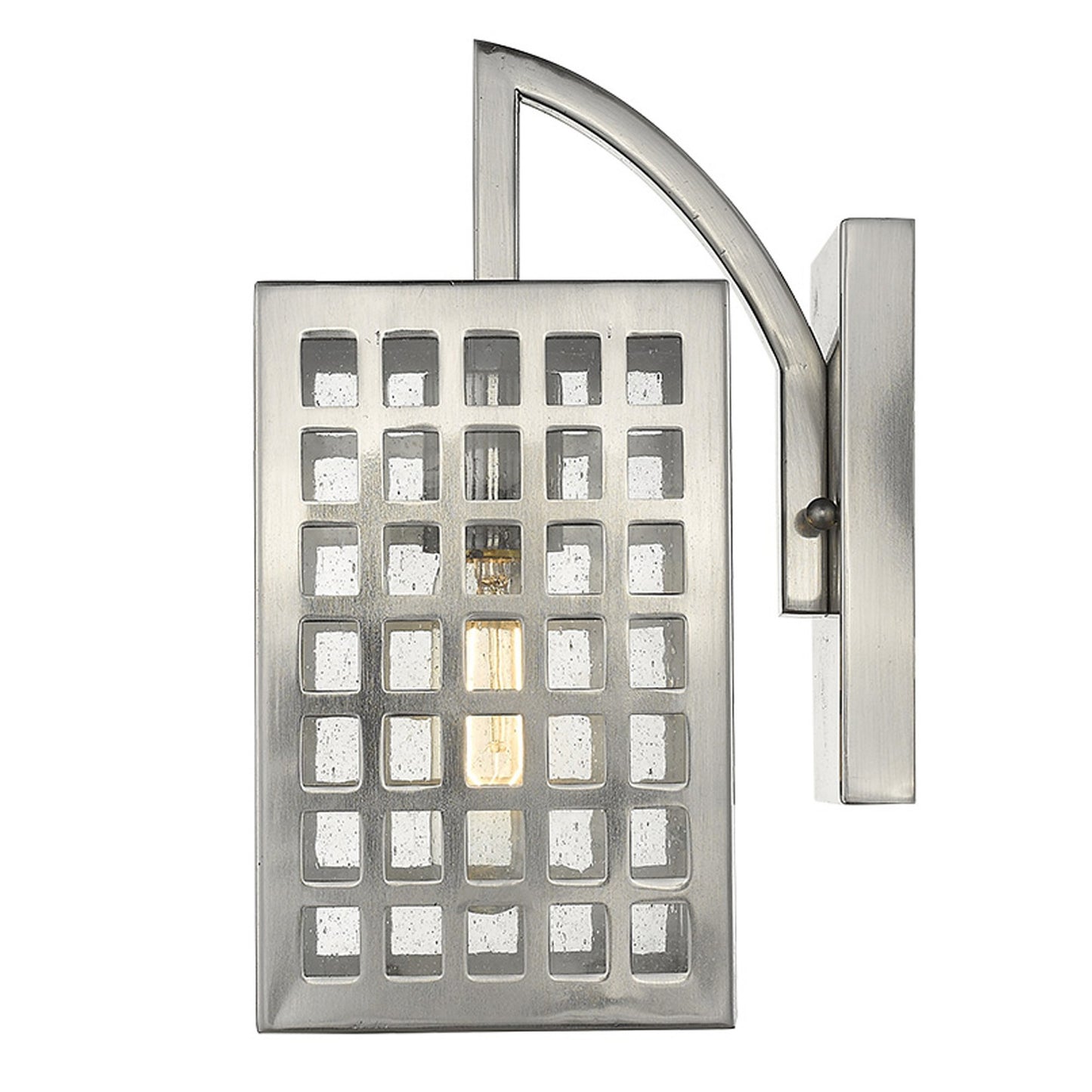 Letzel 1-Light Satin Nickel Wall Light