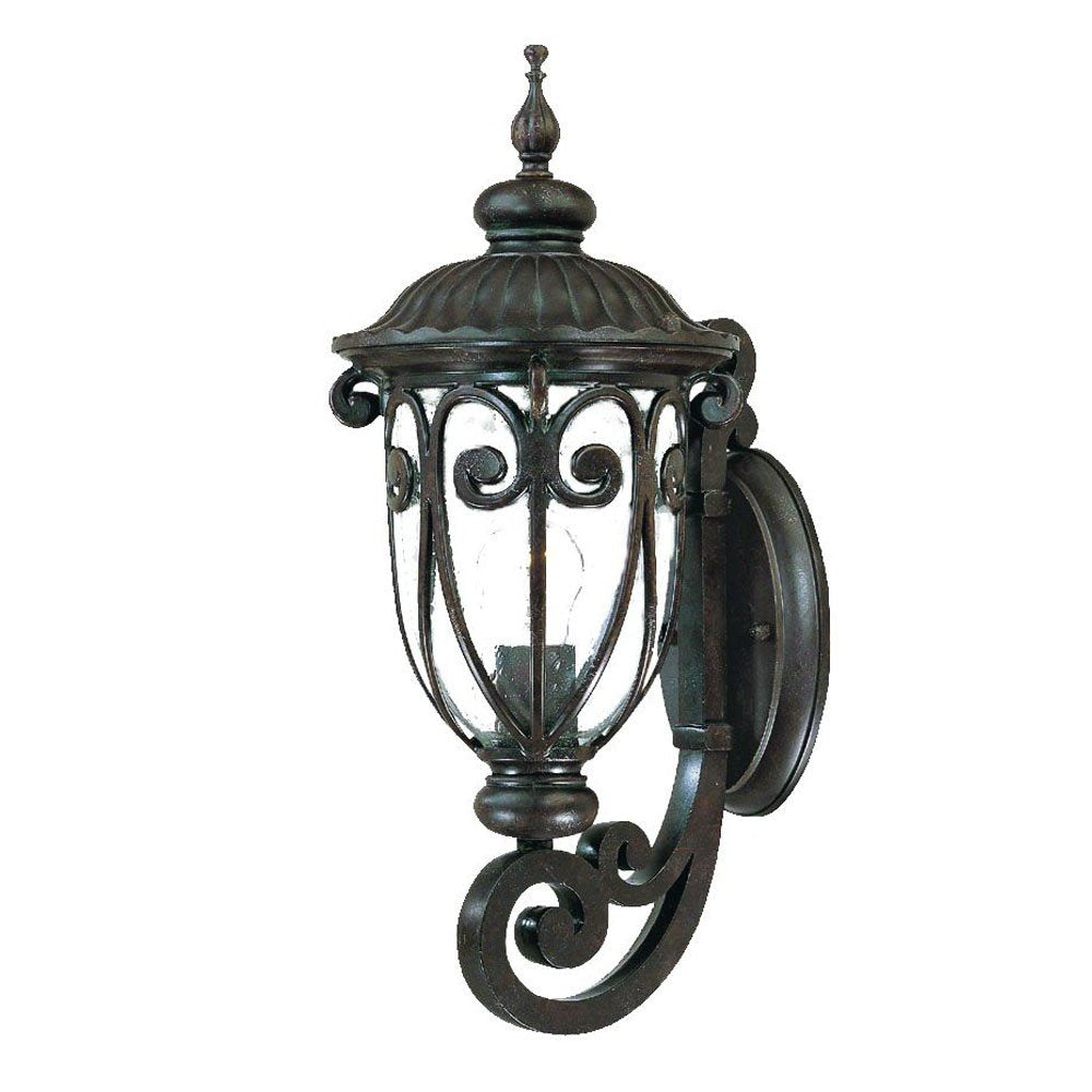 Traditional Dark Brown Wall Sconce HomeRoots