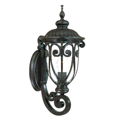 Traditional Dark Brown Wall Sconce HomeRoots