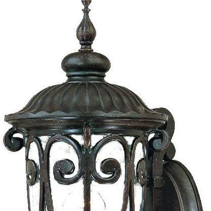 Traditional Dark Brown Wall Sconce HomeRoots