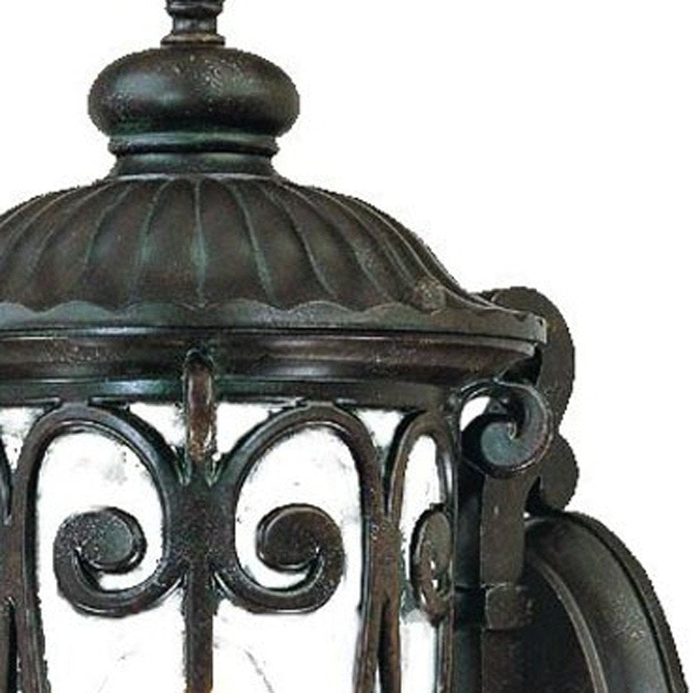 Traditional Dark Brown Wall Sconce HomeRoots