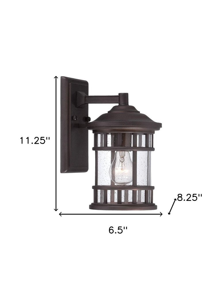 Antique Bronze Canister Wall Light — view 4