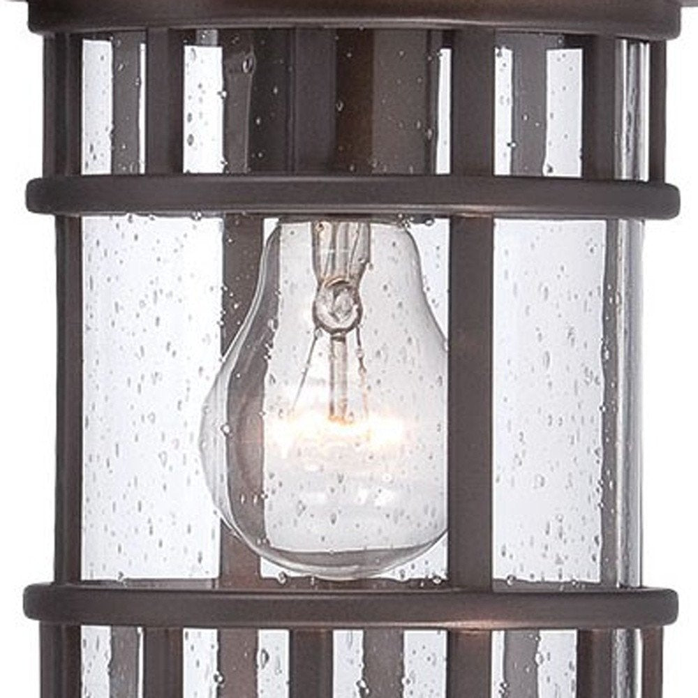 Antique Bronze Canister Wall Light — view 3