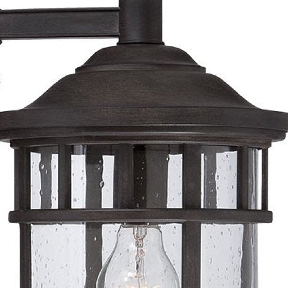 Matte Black Canister Wall Light — view 3