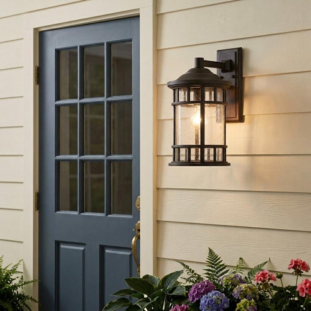 Matte Black Canister Wall Light — view 5