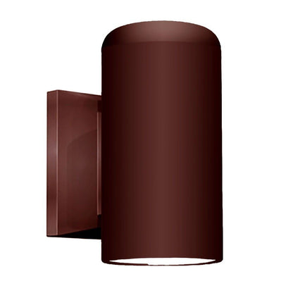 7" Copper Plastic Flush Mounted Sconce HomeRoots
