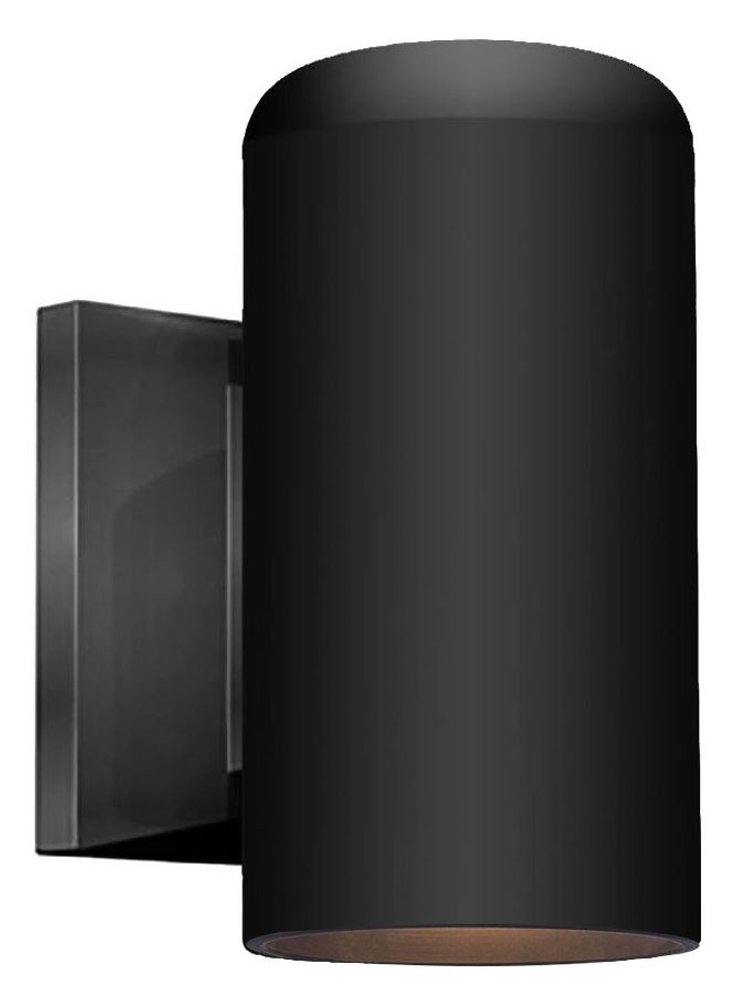 Minimalist Matte Black Wall Sconce HomeRoots