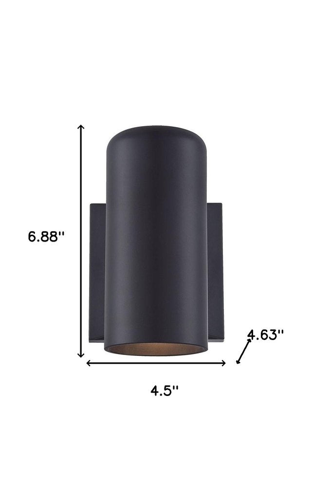 Minimalist Matte Black Wall Sconce HomeRoots
