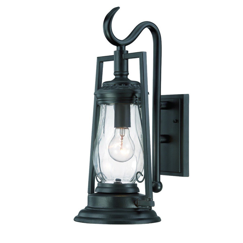 Matte Black Oil Lamp Wall Light HomeRoots