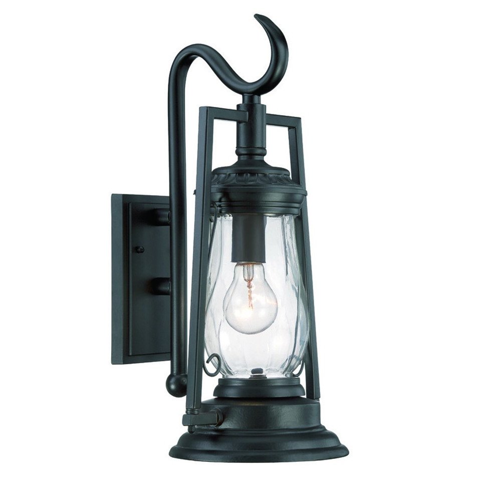 Matte Black Oil Lamp Wall Light HomeRoots