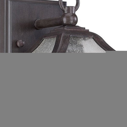 Matte Black Birdhouse Shape Outdoor Wall Light HomeRoots
