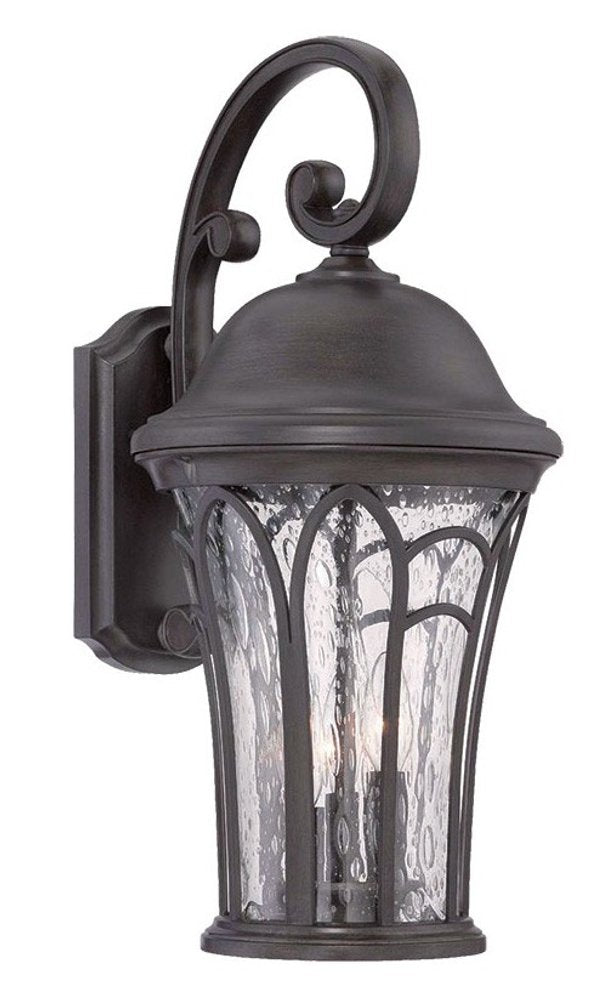 Matte Black Tapered Goblet Wall Light — view 1
