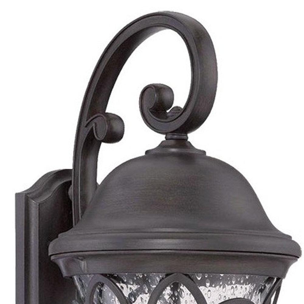 Matte Black Tapered Goblet Wall Light - FurniFindUSA