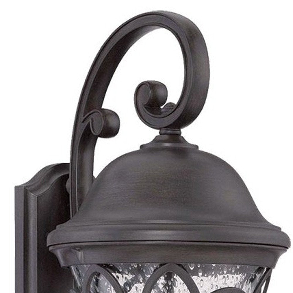Matte Black Tapered Goblet Wall Light — view 4