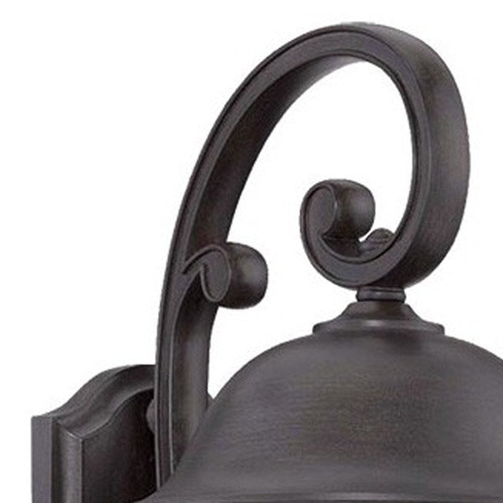 Matte Black Tapered Goblet Wall Light — view 5