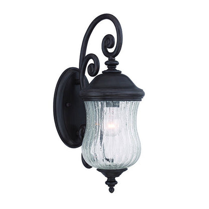 Matte Black Urn Shaped Wall Light