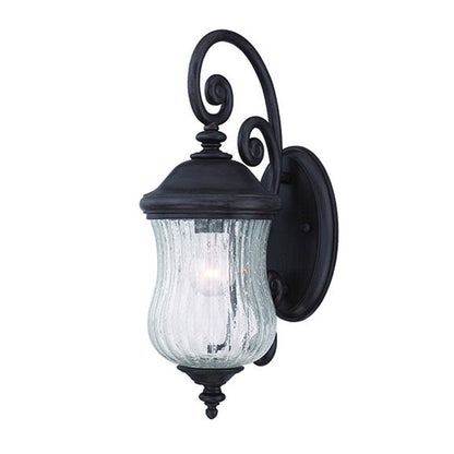 Matte Black Urn Shaped Wall Light HomeRoots