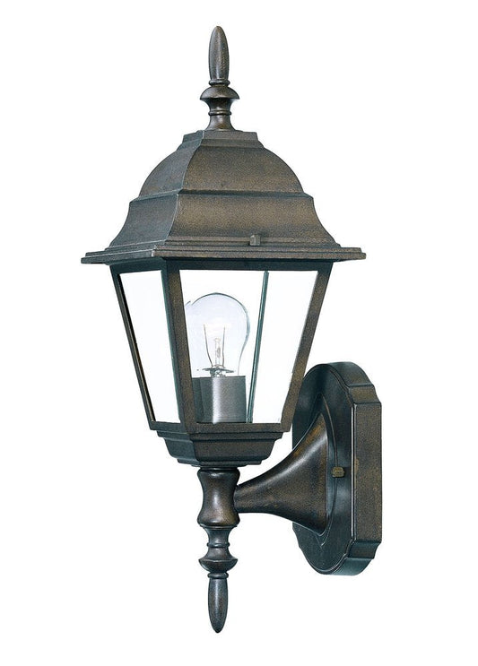Antique Brown Swing Arm Outdoor Wall Light HomeRoots