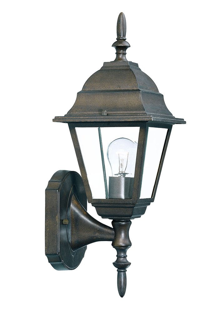 Antique Brown Swing Arm Outdoor Wall Light HomeRoots