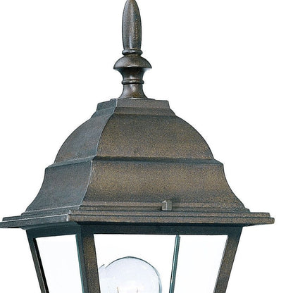 Antique Brown Swing Arm Outdoor Wall Light HomeRoots