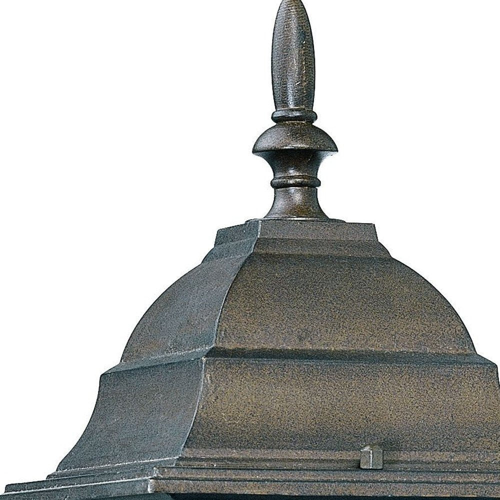 Antique Brown Swing Arm Outdoor Wall Light HomeRoots