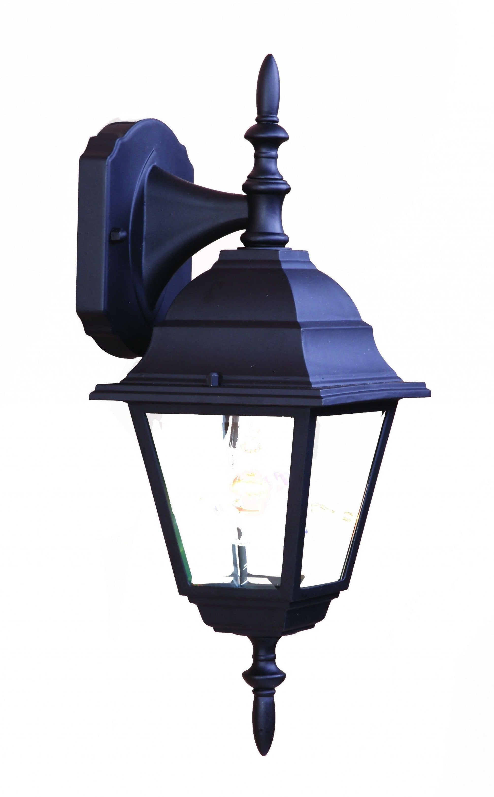 Black Swing Arm Outdoor Wall Light - FurniFindUSA