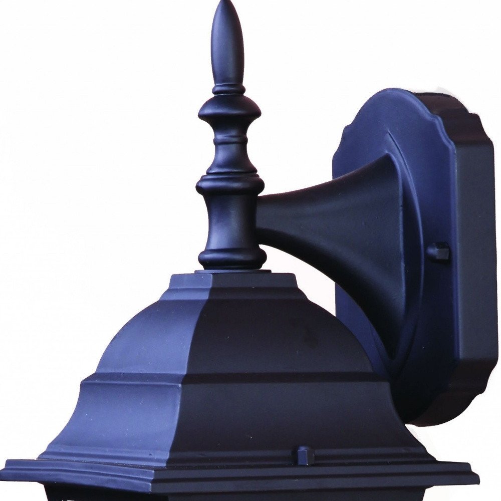 Black Swing Arm Outdoor Wall Light HomeRoots