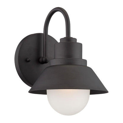 Matte Black Lamp Shade Wall Light HomeRoots
