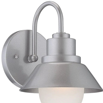 Brushed Silver Lamp Shade Wall Light HomeRoots