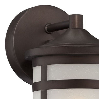 Bronze Hanging Lantern Shape Wall Light HomeRoots