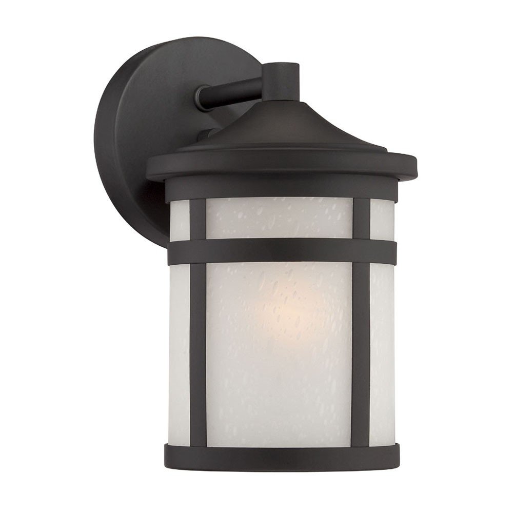 Matte Black Hanging Lantern Shape Wall Light — view 1