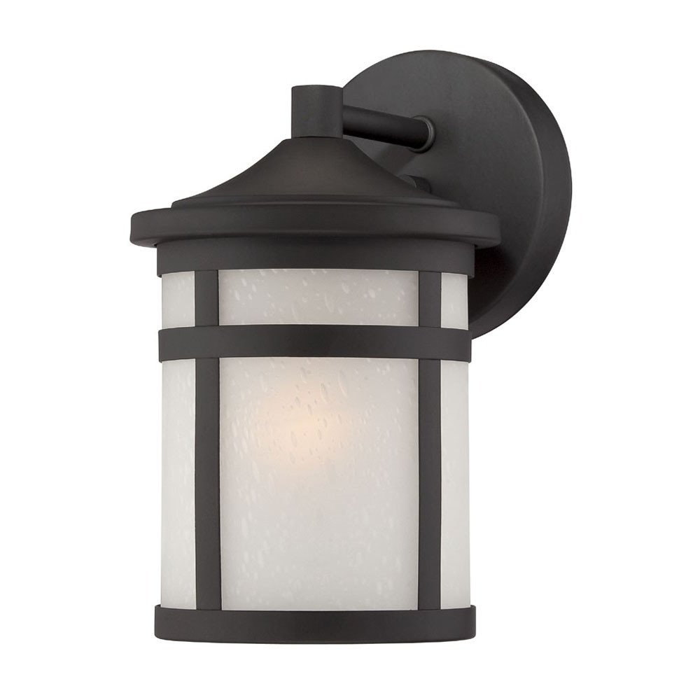Matte Black Hanging Lantern Shape Wall Light — view 3