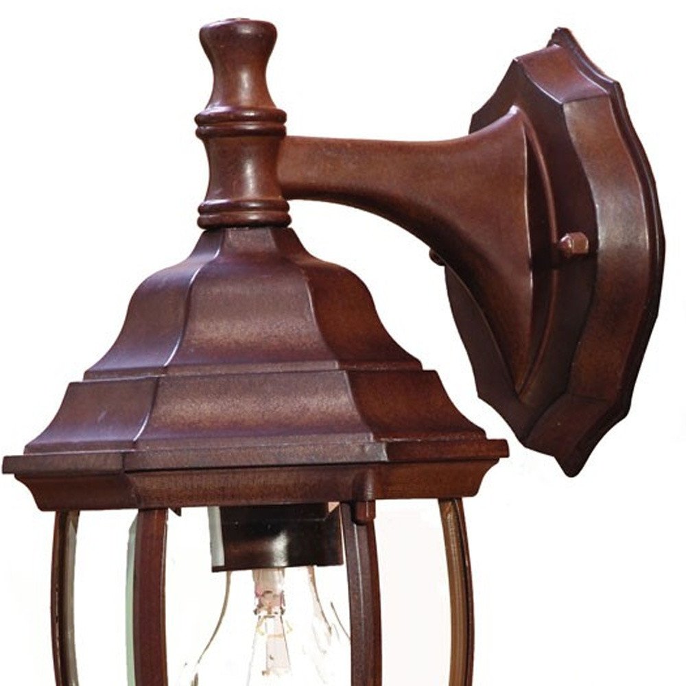 Dark Brown Hanging Globe Lantern Wall Light HomeRoots