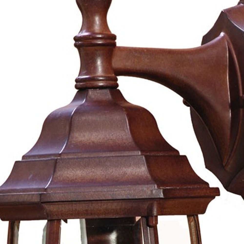 Dark Brown Hanging Globe Lantern Wall Light HomeRoots