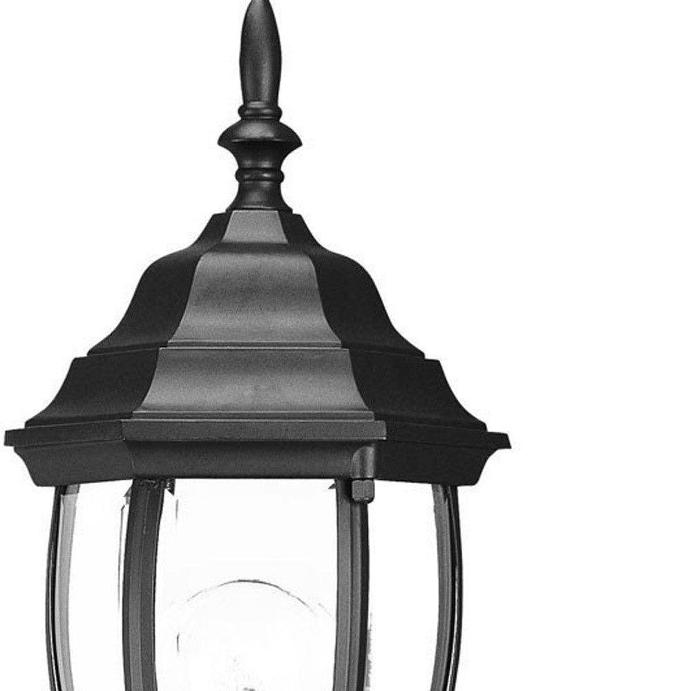 Matte Black Globe Lantern Wall Light - FurniFindUSA