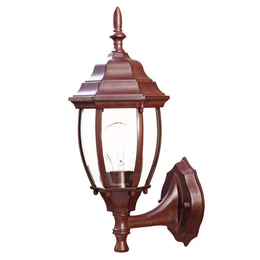 Dark Brown Globe Lantern Wall Light - FurniFindUSA