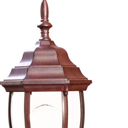 Dark Brown Globe Lantern Wall Light - FurniFindUSA