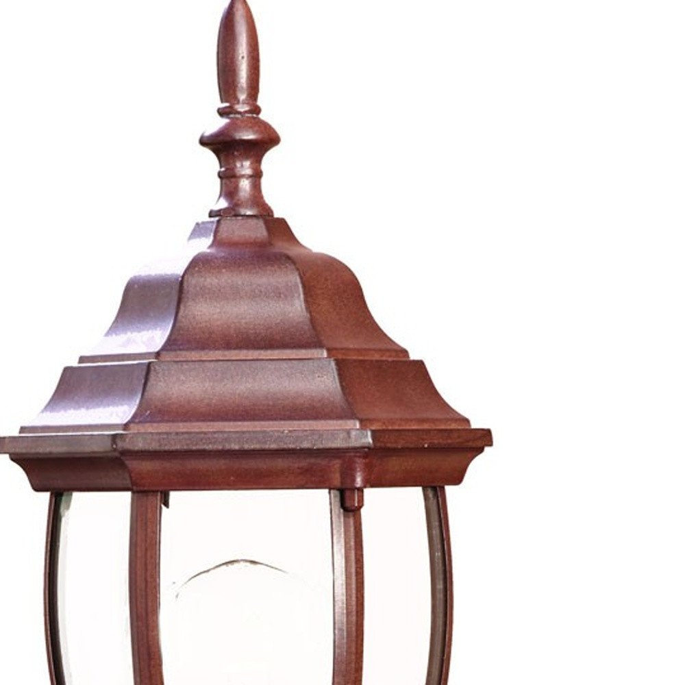 Dark Brown Globe Lantern Wall Light HomeRoots