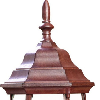 Dark Brown Globe Lantern Wall Light HomeRoots