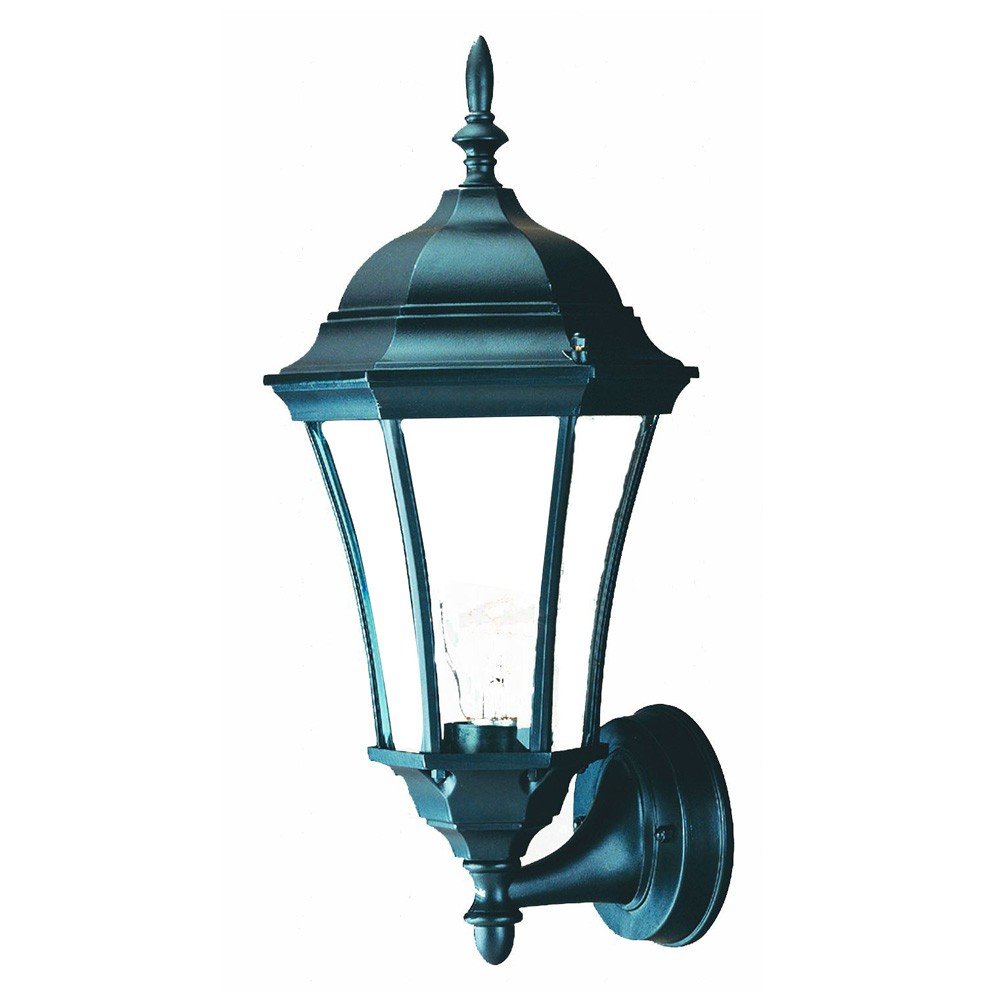 Matte Black Carousel Lantern Wall Light — view 1