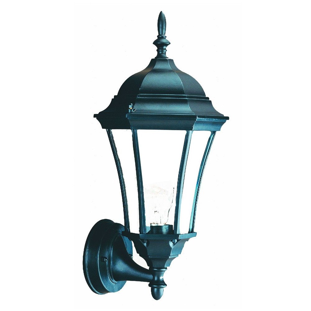 Matte Black Carousel Lantern Wall Light — view 3