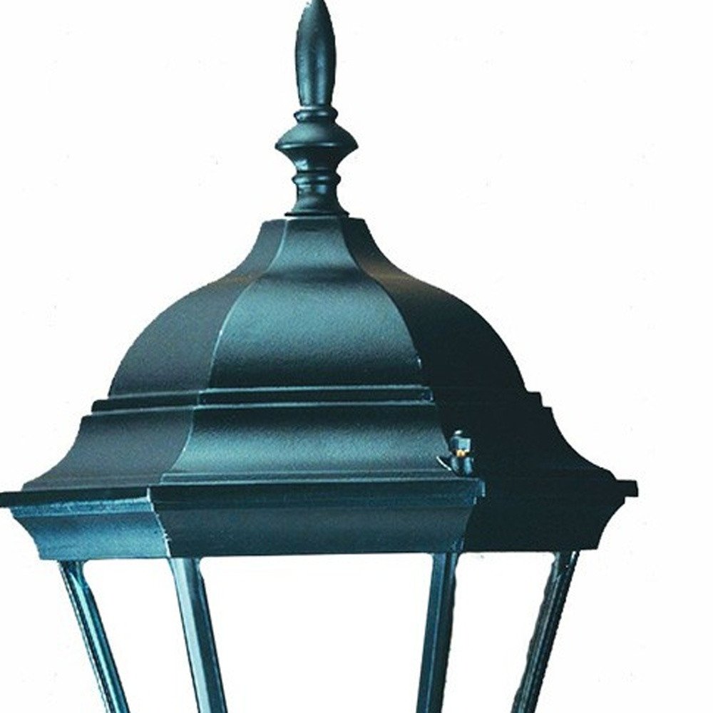 Matte Black Carousel Lantern Wall Light — view 4