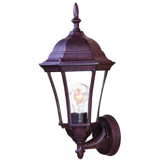 Dark Brown Carousel Lantern Wall Light - FurniFindUSA